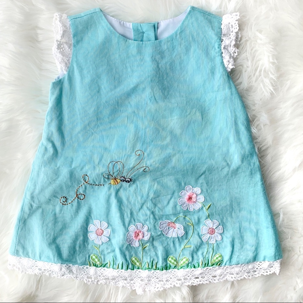 D’Vanty | Spring Dress Sky Blue Girls 6M
